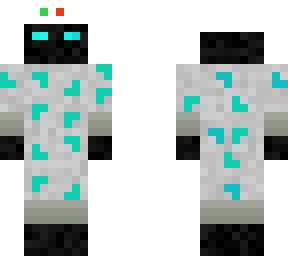 robotic neon winter warrior
