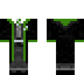 slytherin robes, and you add your head