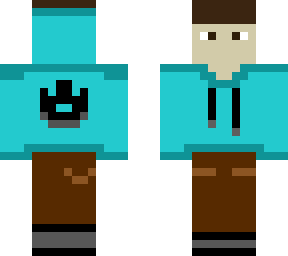 teal hoodie
