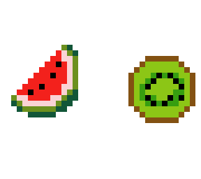 watermelon and kiwi
