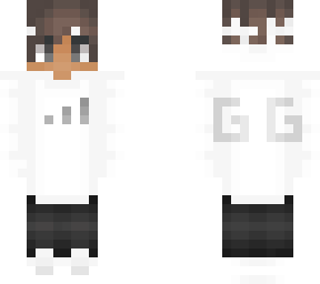 white cool hoodie gg boy slim striped