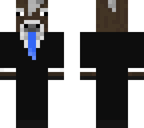 cow in a tux