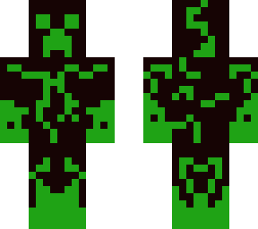 creeper and enderman