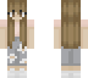 Dirty Blonde Girl Minecraft Skin