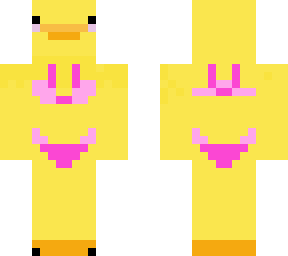 duck in bikini
