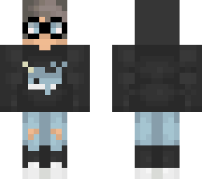 eboy in a narwhal hoodie -w- glasses