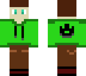 green hoodie