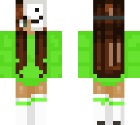 green hoodie w dream mask