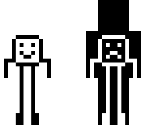 happy-sad white-black