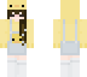homey duck hoodie girl ~ finished skin request for quackiducki // revision #1