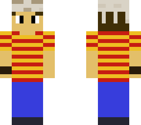 kid with a ghast hat