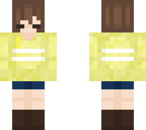 my custom undertale skin (fixed)