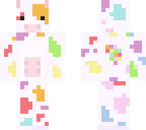 pastel confetti cow