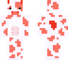 pastel red cow