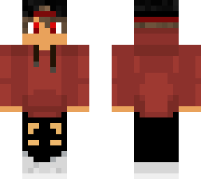red boy skin with hat
