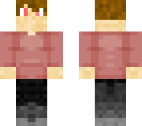 red hoodie brown hair