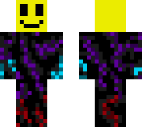smiley face. purple, red, blue