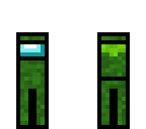 among us camo green