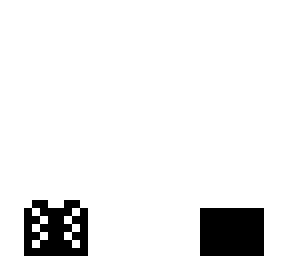 black shoe base