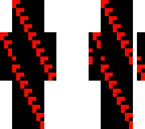 black whit red t