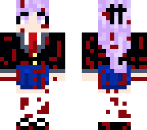 bloody halloween school girl