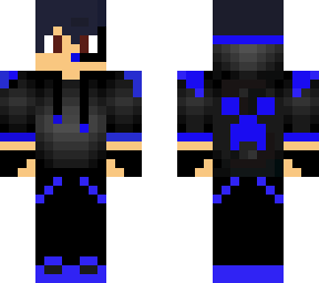 blue gamer with creeper