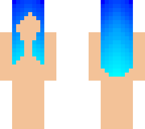 blue gradient hair