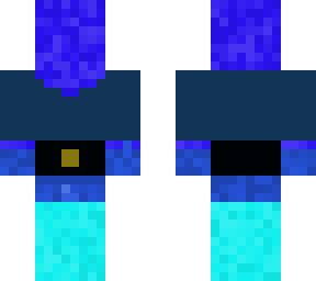 blue pixelated w/ blue shirt