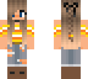 candy corn girl