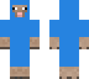 cover me with blue
