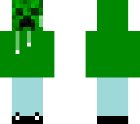 creeper in a hoodie