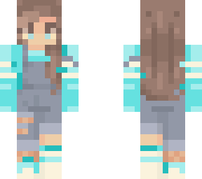 cute blue sweater with overalls