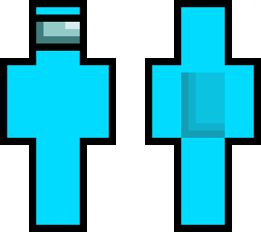 cyan crewmate from among us