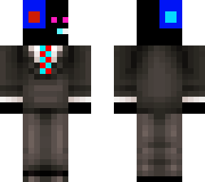 cyborg enderman in a suit