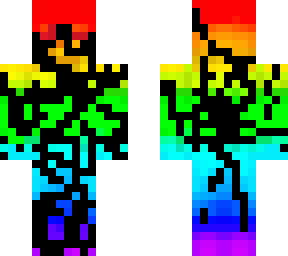 dark rainbow pixel