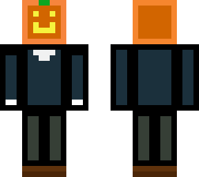 festive pumpkin man