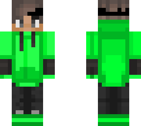 green sweaty skin