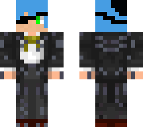 human bonexone with a eyepatch