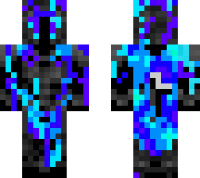 hyper crusader with blue water on him