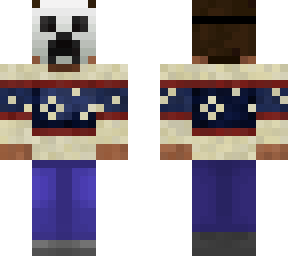 jumper with creeper mask