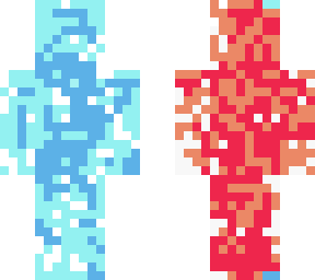 lava and water man