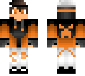 orange gamer boy