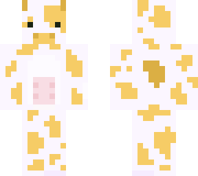 pastel orange cow
