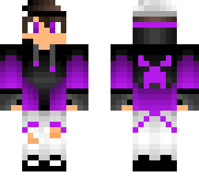 purple gamer boy