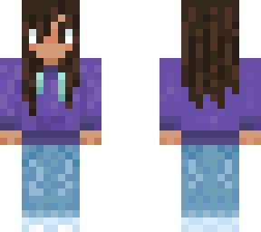purple hoodie (request)
