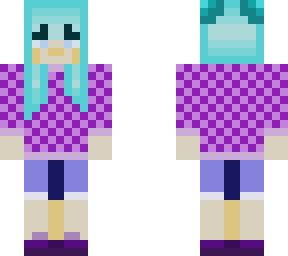 purple plaid