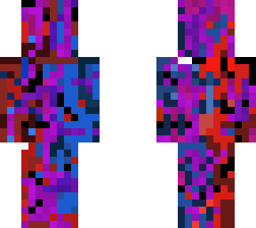 red camo v.s blue camo with puple water/blood/food coloring on him