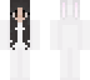 sylvriah's skin with black hair and big eyes