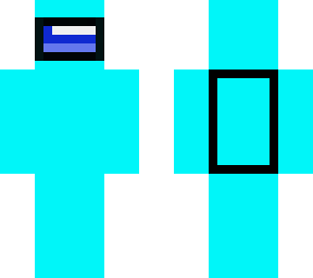 teal among us chartacter (crewmate)