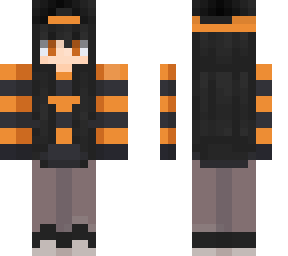 * ~ egirl with orange hat ~ * (skintober edition)